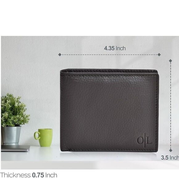 Leather Bifold Wallet - Picture 5 of 6